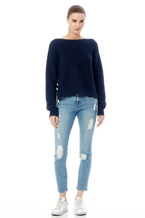 360 Sweater - Emilia Navy