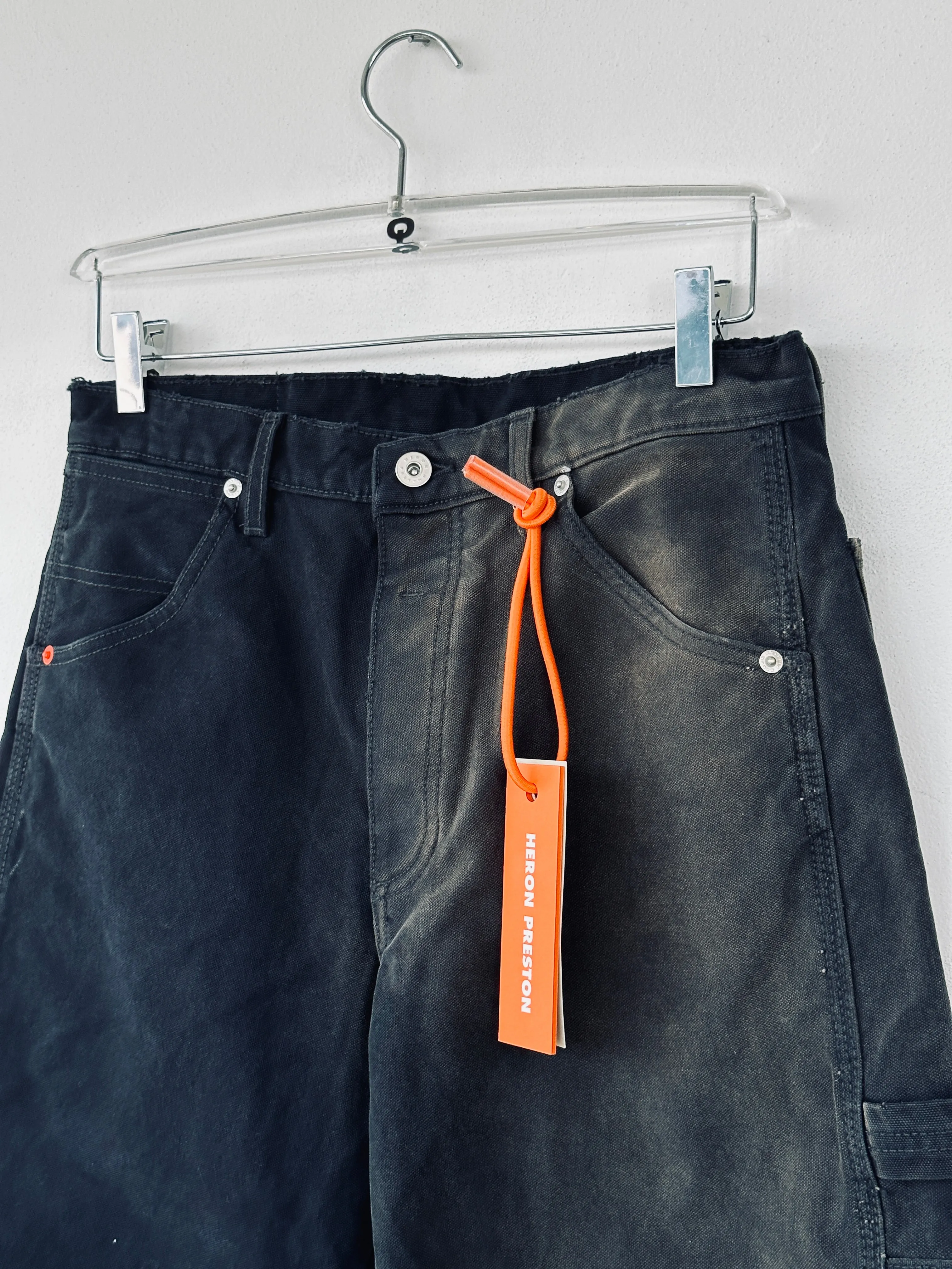 Distressed Cargo Jeans