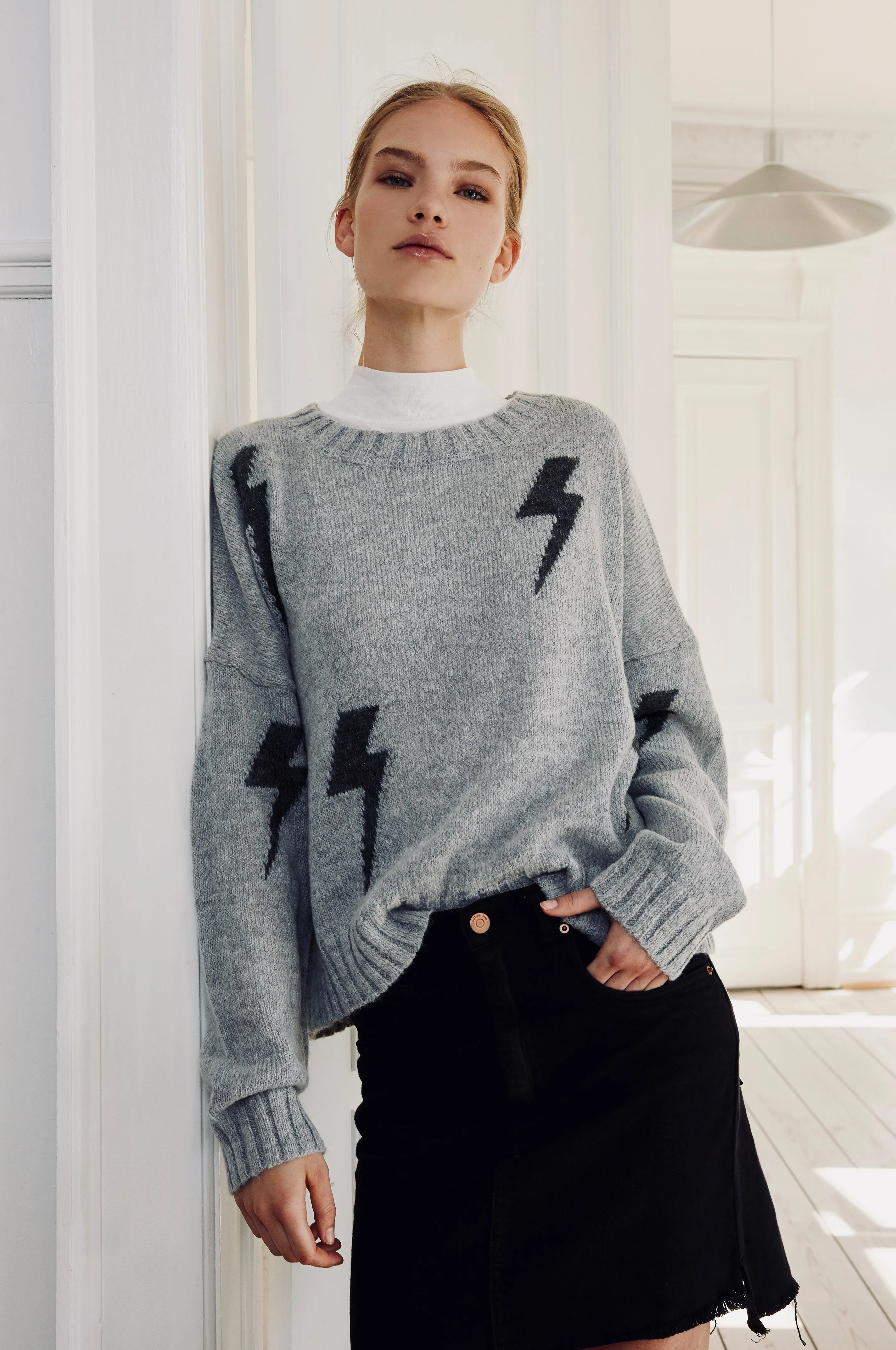 RAILS - Perci Heather Grey/ Charcoal Lightening