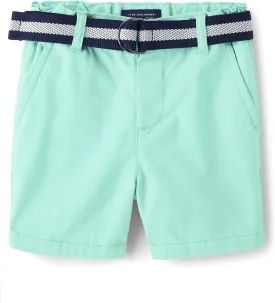 The Children's Place Baby Boys' and Toddler Twill Belted Chino Short