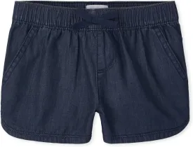 The Children's Place Girls Denim Pull On Shorts
