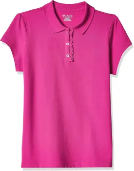 The Children's Place Girls' Uniform Pique Polo