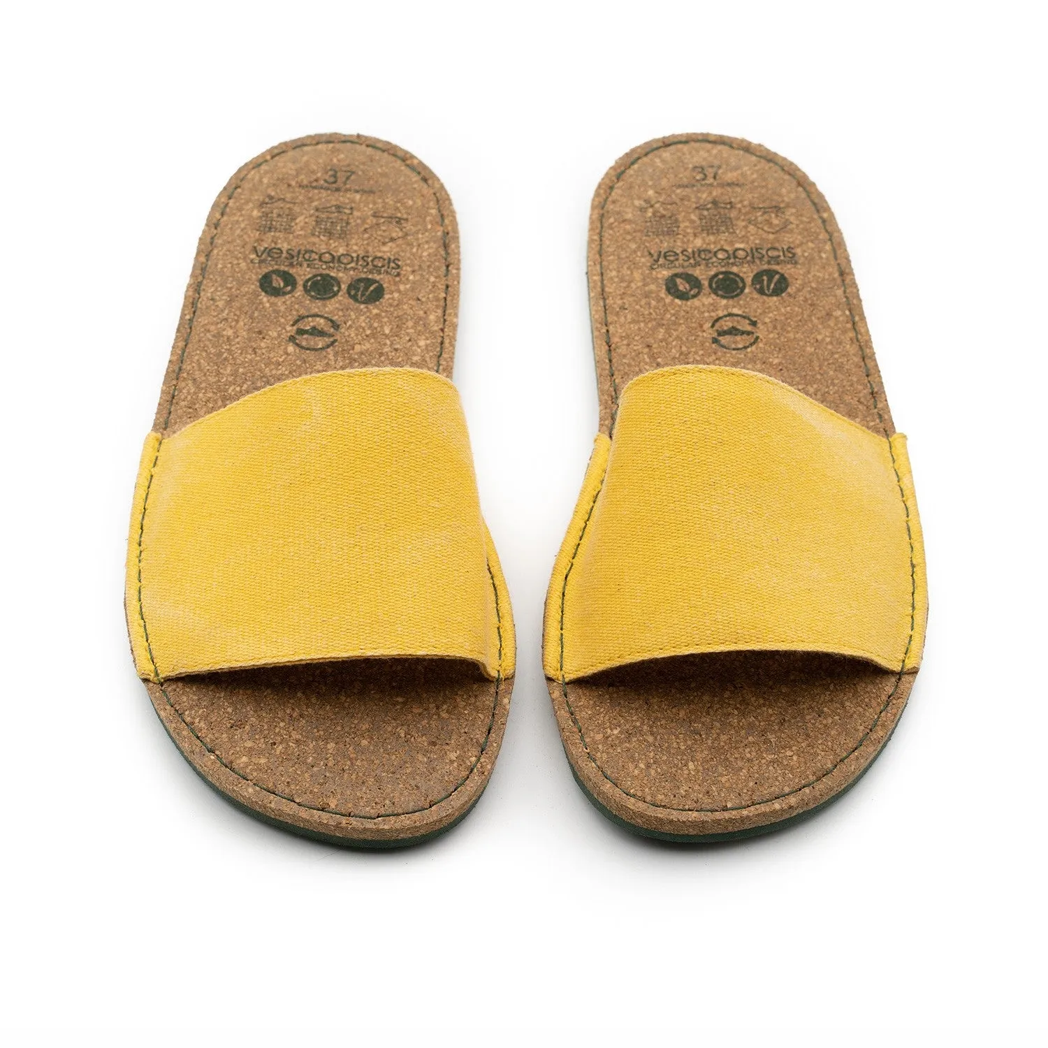 Vegan sandal lemon GAN010
