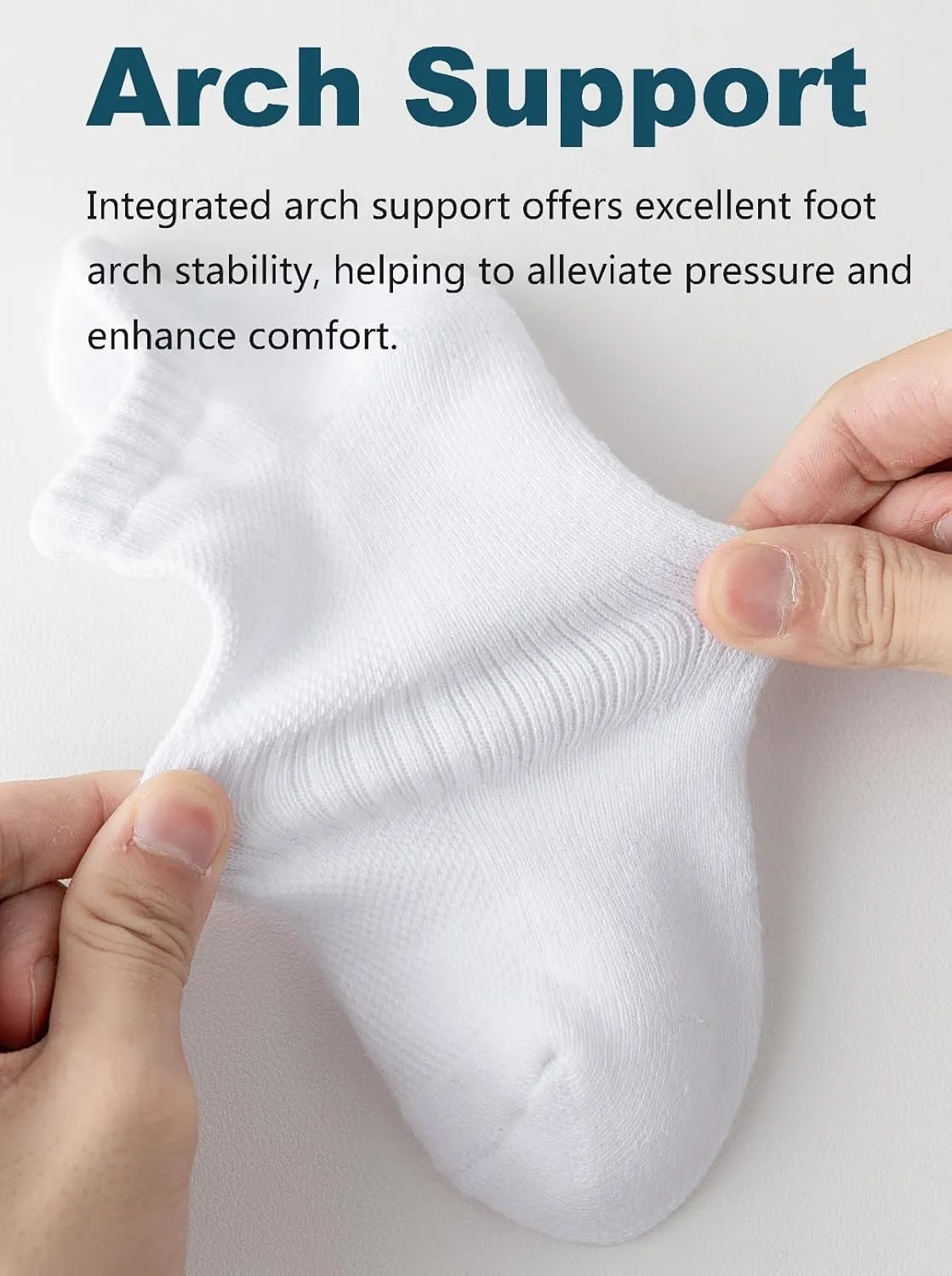 Womens Ankle Socks Cotton Mini Crew Socks Cushioned Running Gym Workout Socks for Women 6 Pairs